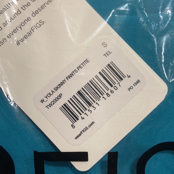 Figs Teal Yola Scrub Pants - Picture 5 of 5